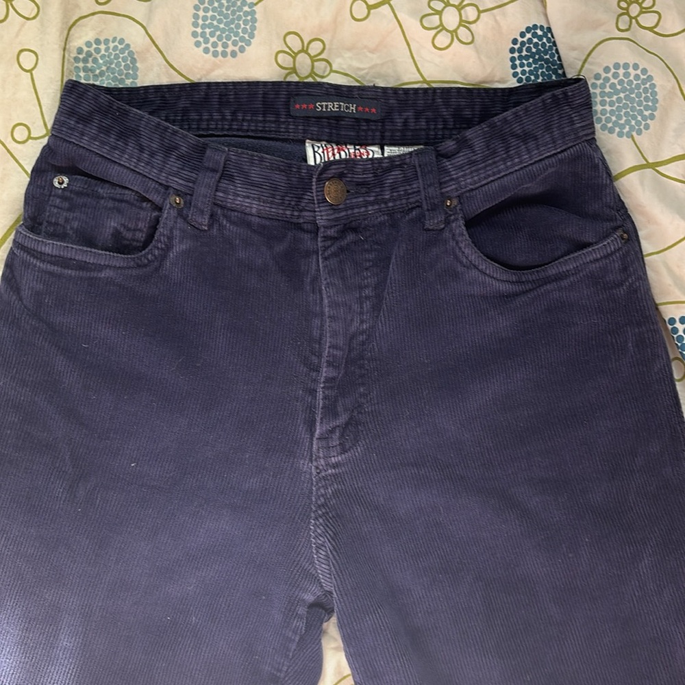 Vintage Navy blue corduroy pants size 6 petite